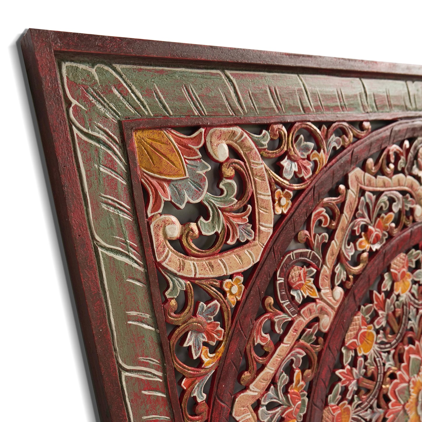 Decorative Panel "Manusa" - Sri Red