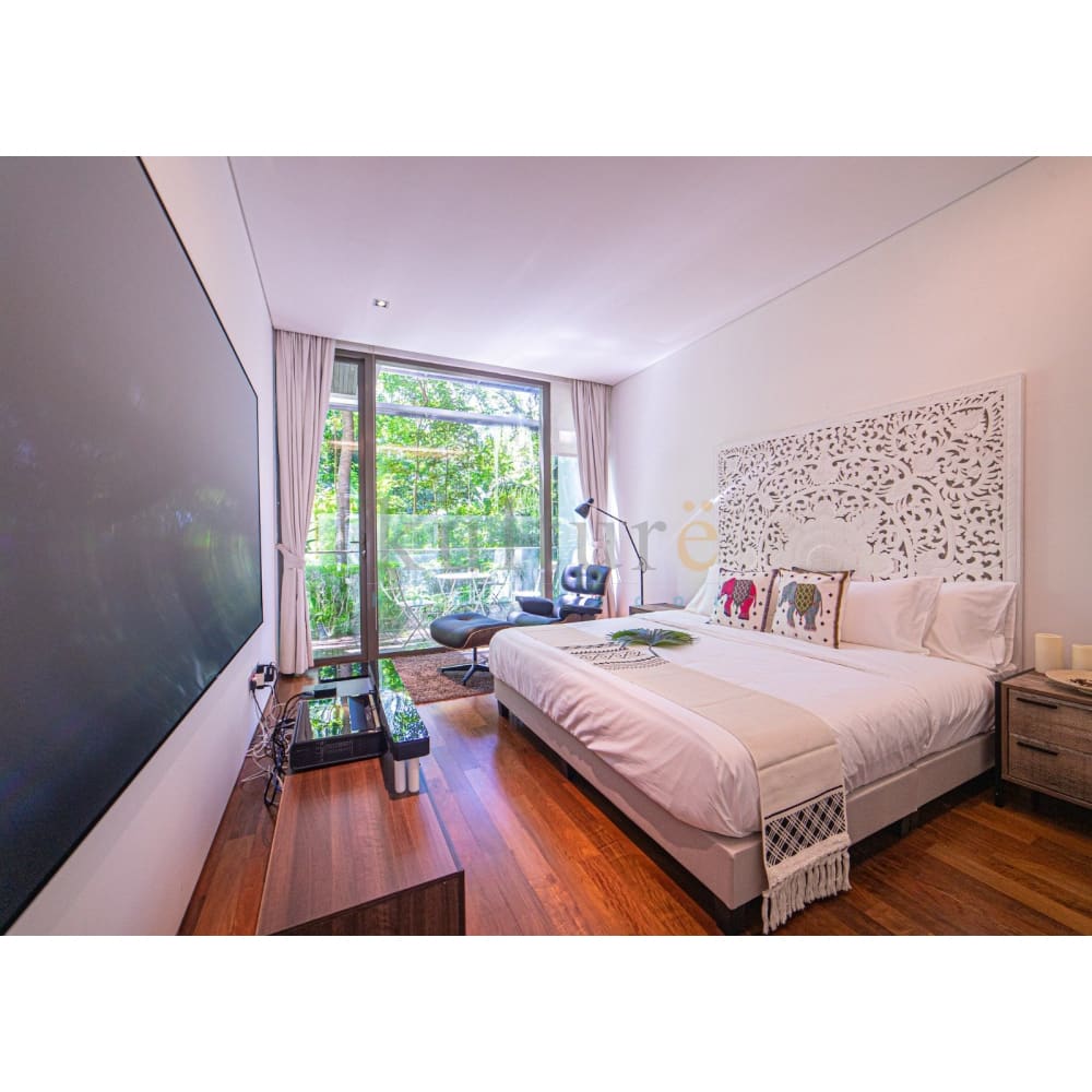 Bed Headboard Carved Matahari - White EXP