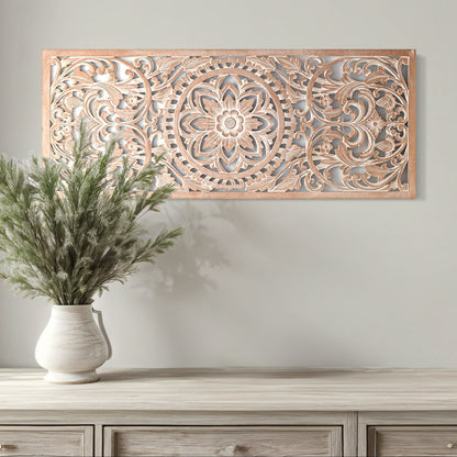 Decorative Panel "Amara"  40x16 inches- Antic wash