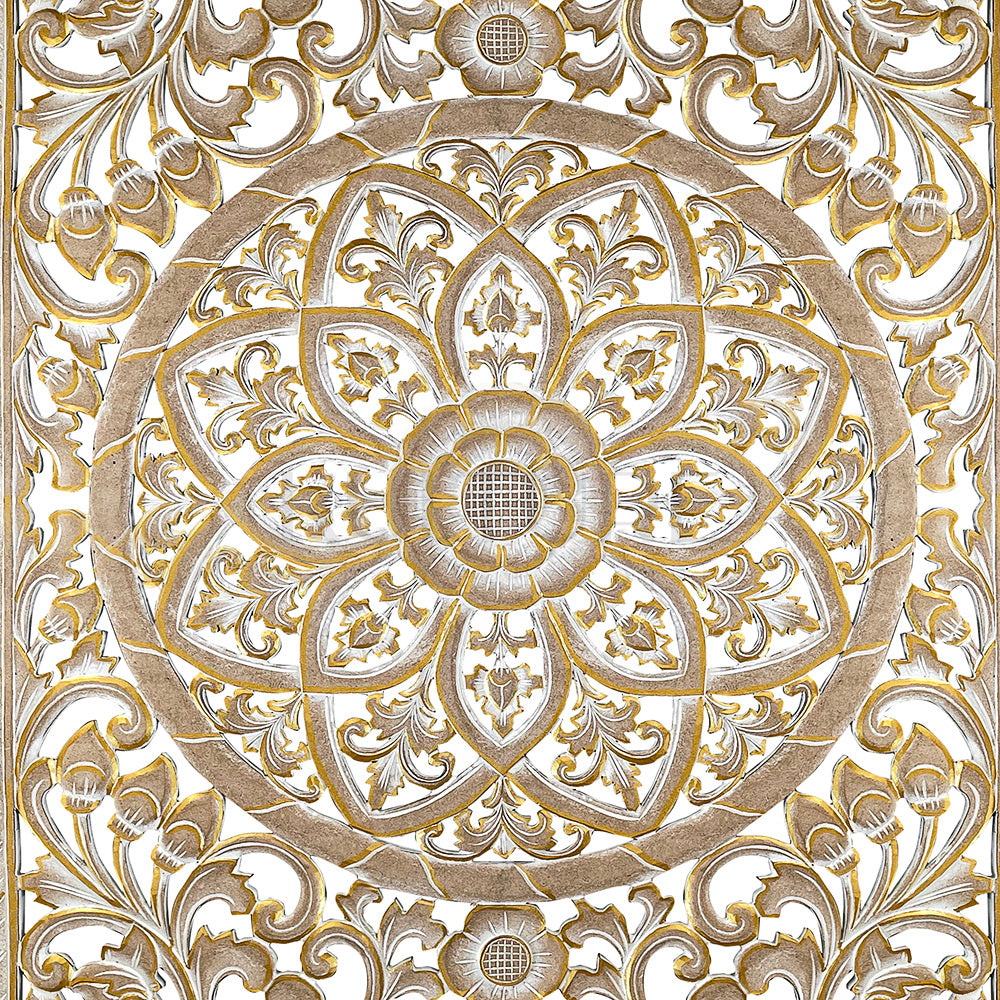 Carved Bed Headboard "Kris" - USA