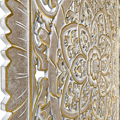 Carved Bed Headboard "Kris" - USA